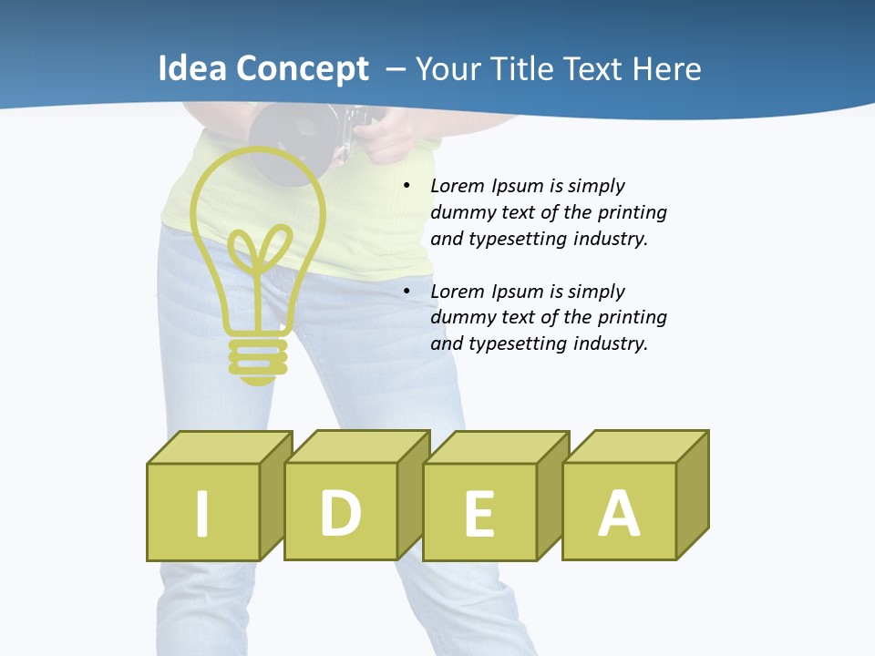 Photograph Leisure Female PowerPoint Template