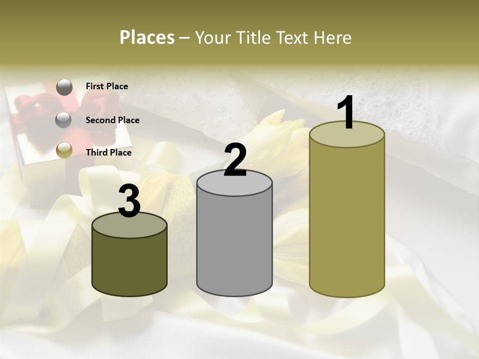 Gift Box Flower PowerPoint Template