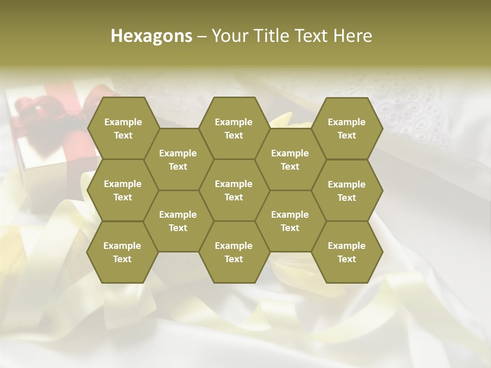 Gift Box Flower PowerPoint Template