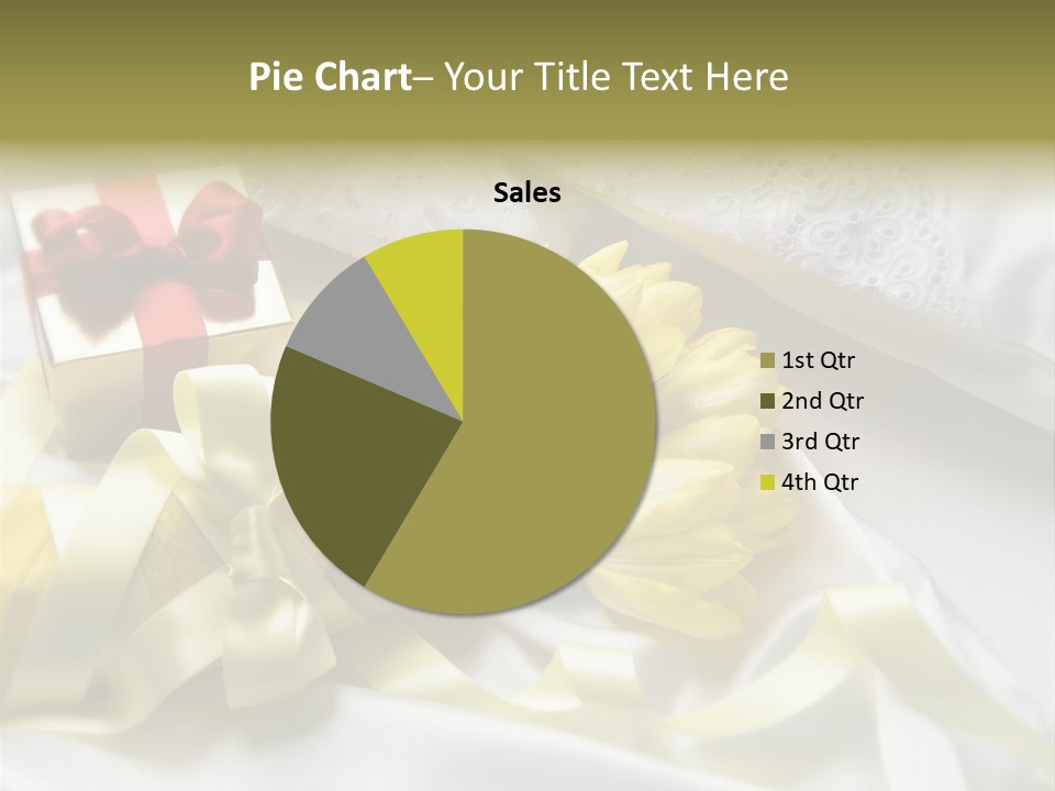 Gift Box Flower PowerPoint Template