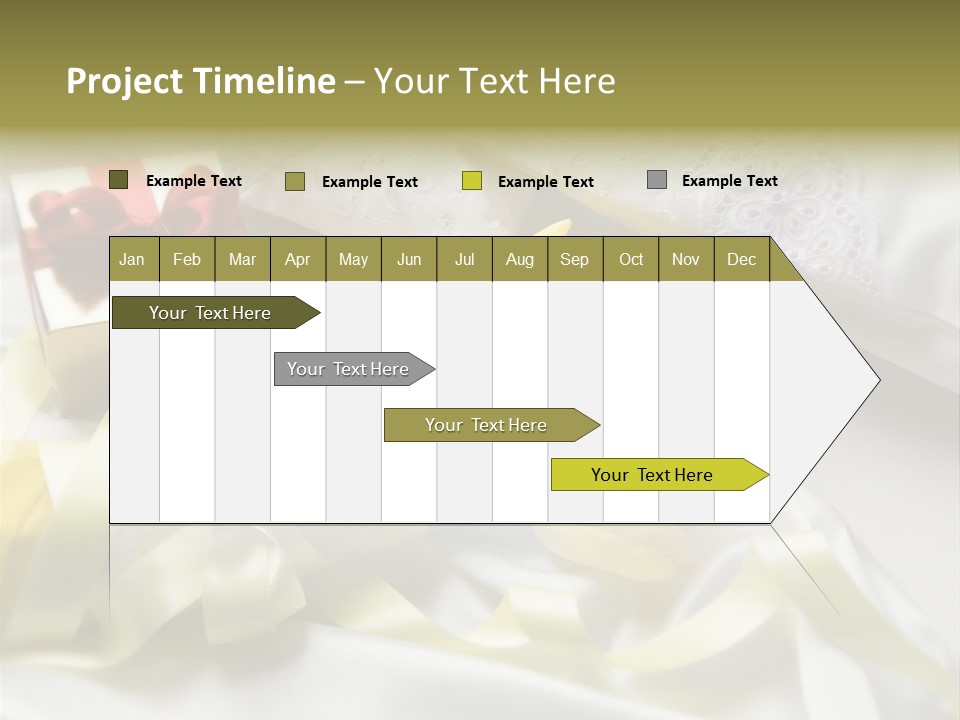 Gift Box Flower PowerPoint Template