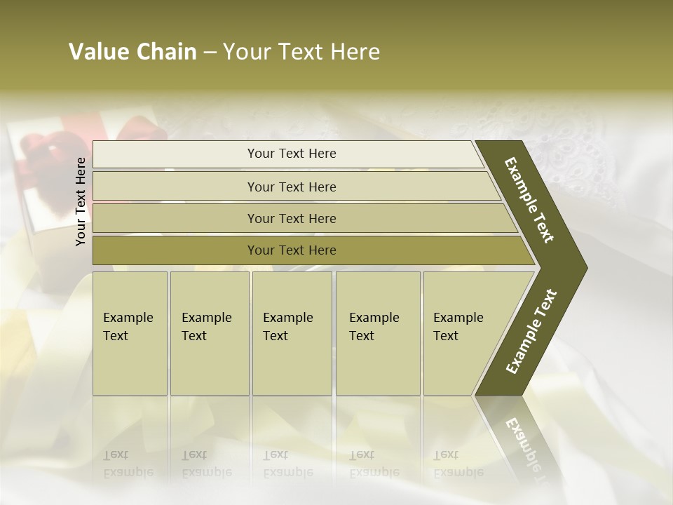 Gift Box Flower PowerPoint Template