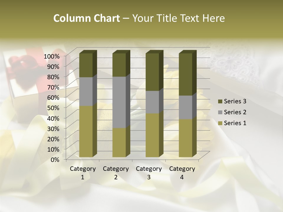 Gift Box Flower PowerPoint Template