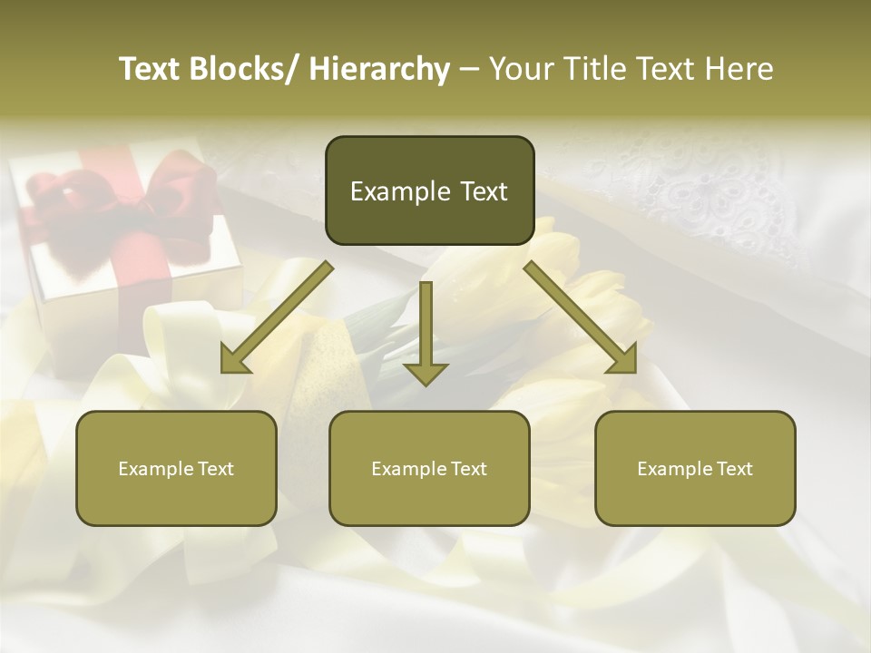 Gift Box Flower PowerPoint Template