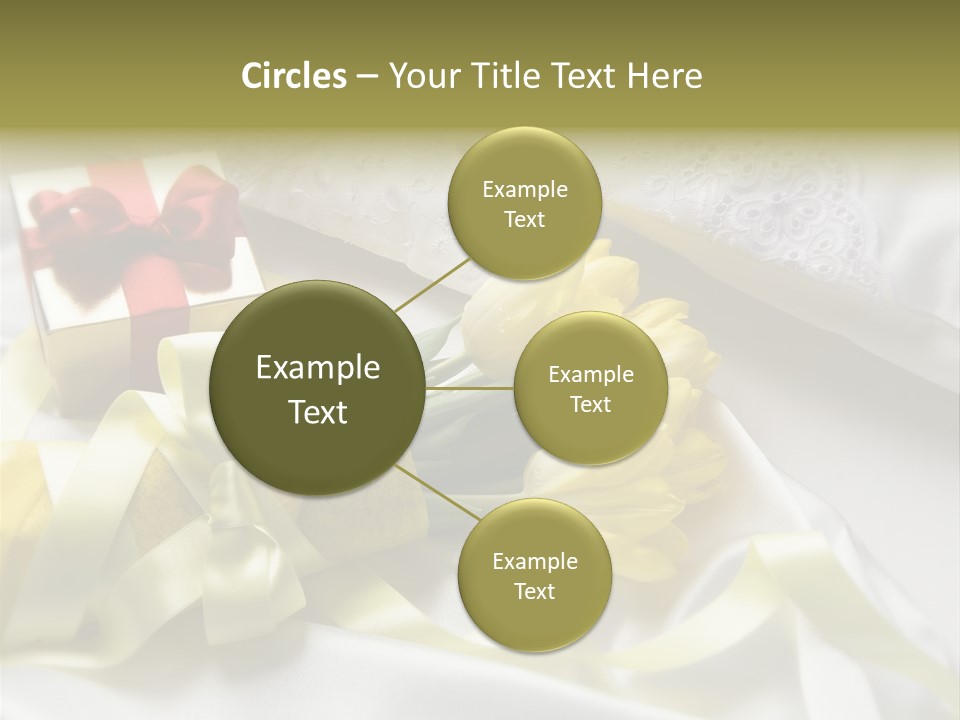 Gift Box Flower PowerPoint Template