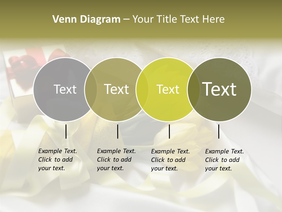Gift Box Flower PowerPoint Template