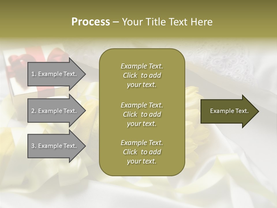 Gift Box Flower PowerPoint Template