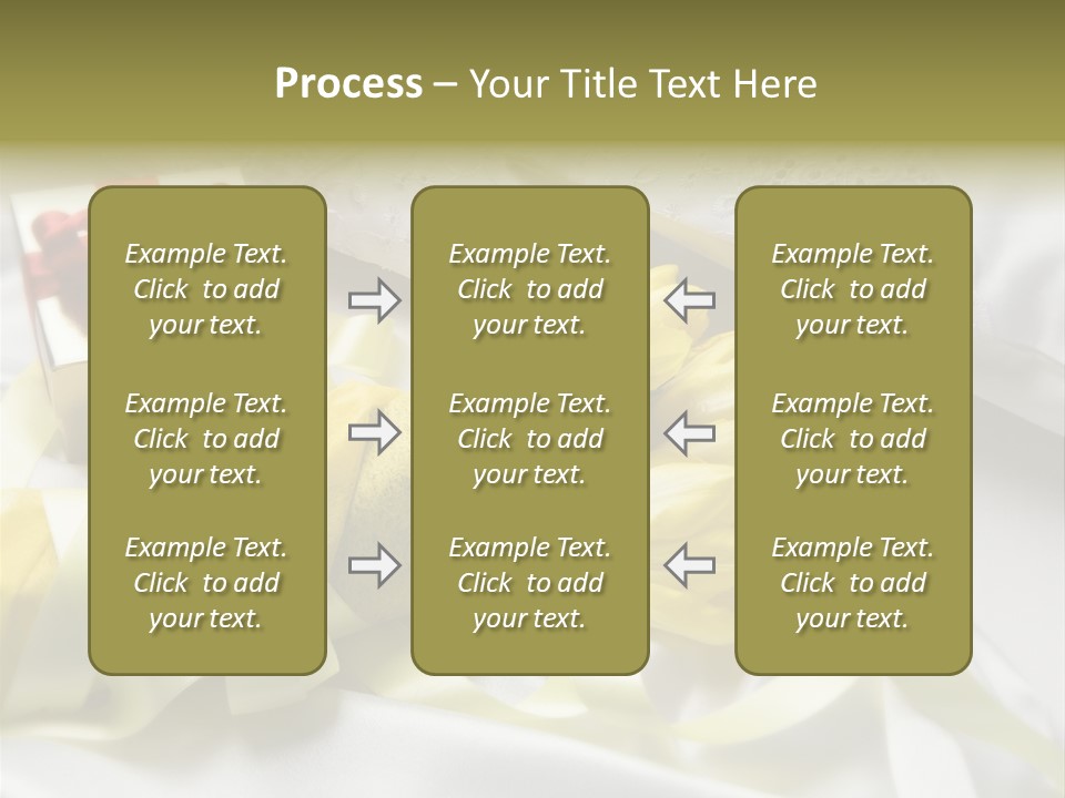 Gift Box Flower PowerPoint Template