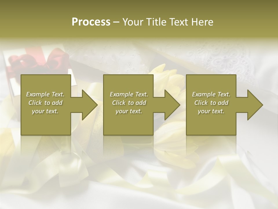 Gift Box Flower PowerPoint Template