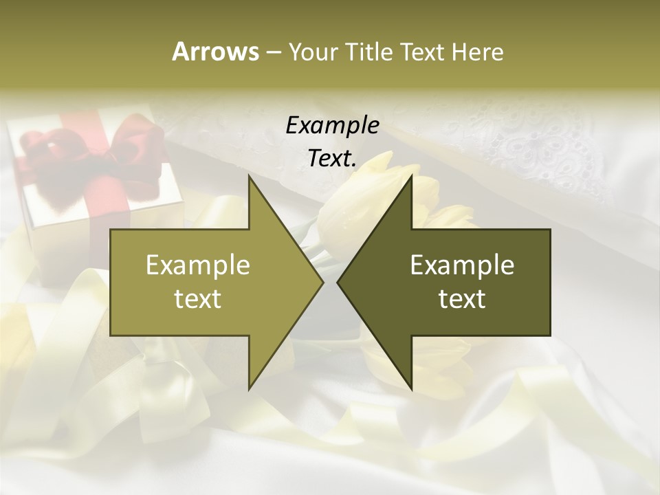 Gift Box Flower PowerPoint Template