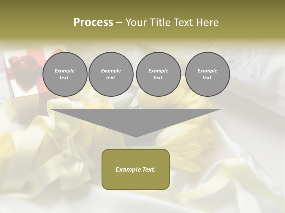 Gift Box Flower PowerPoint Template