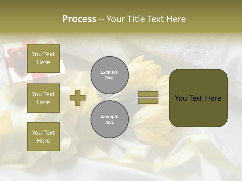 Gift Box Flower PowerPoint Template
