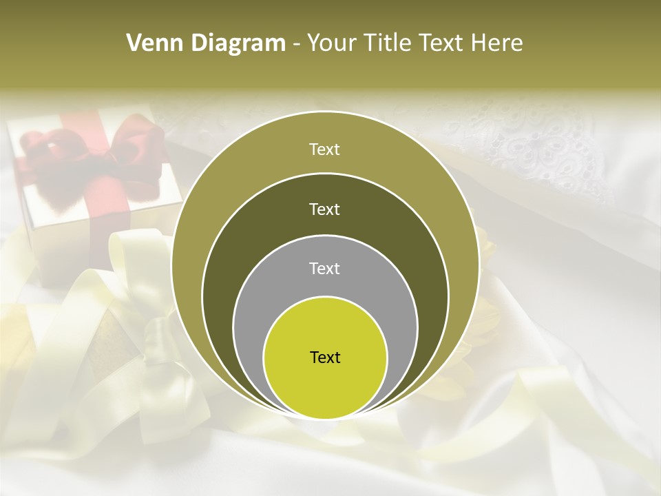 Gift Box Flower PowerPoint Template