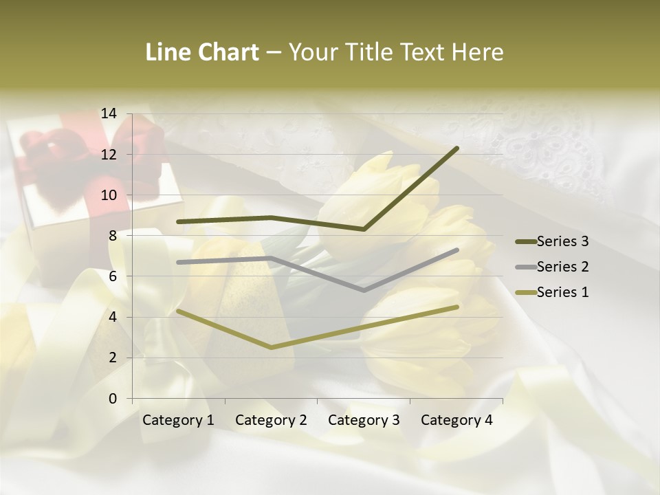 Gift Box Flower PowerPoint Template