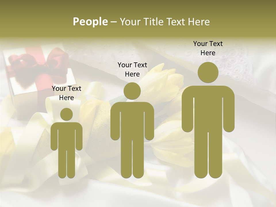 Gift Box Flower PowerPoint Template