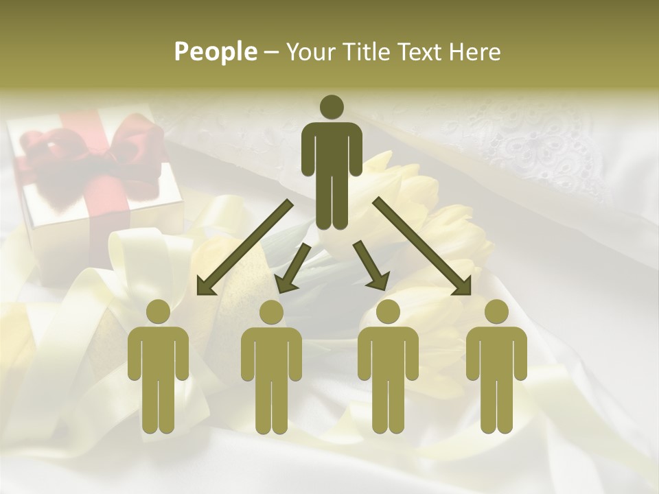 Gift Box Flower PowerPoint Template