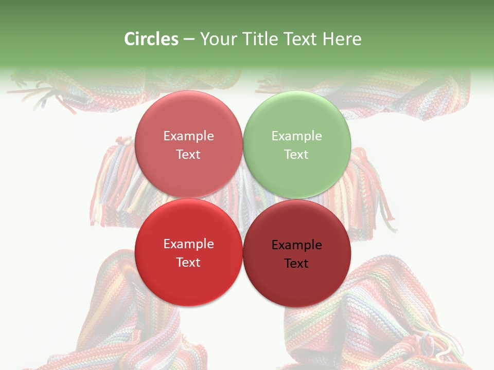 Background Softness Woven PowerPoint Template