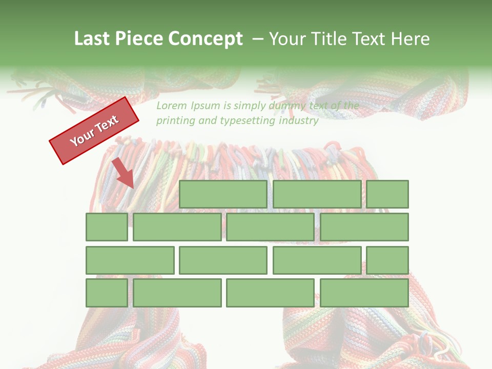 Background Softness Woven PowerPoint Template