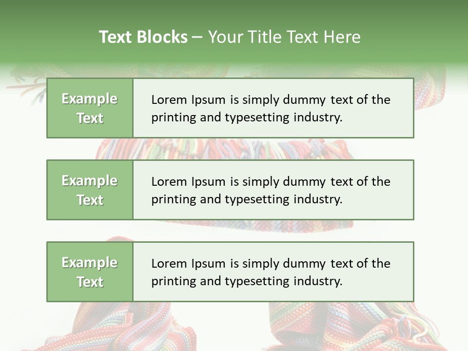 Background Softness Woven PowerPoint Template