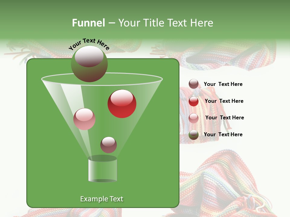 Background Softness Woven PowerPoint Template