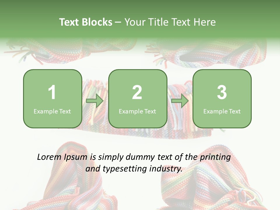 Background Softness Woven PowerPoint Template