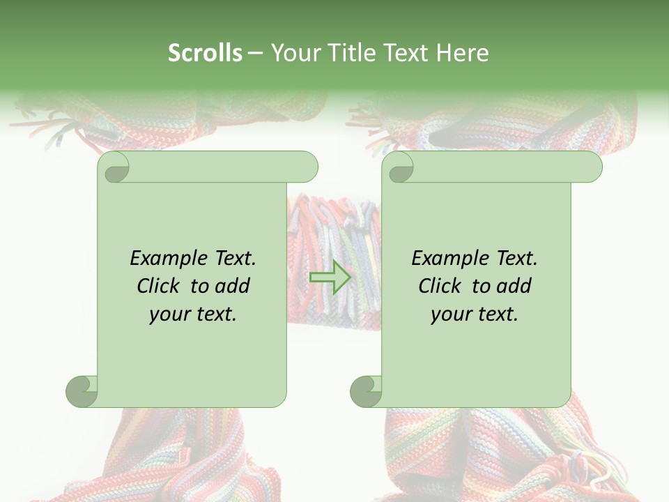 Background Softness Woven PowerPoint Template