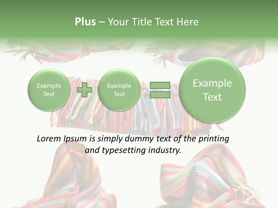 Background Softness Woven PowerPoint Template