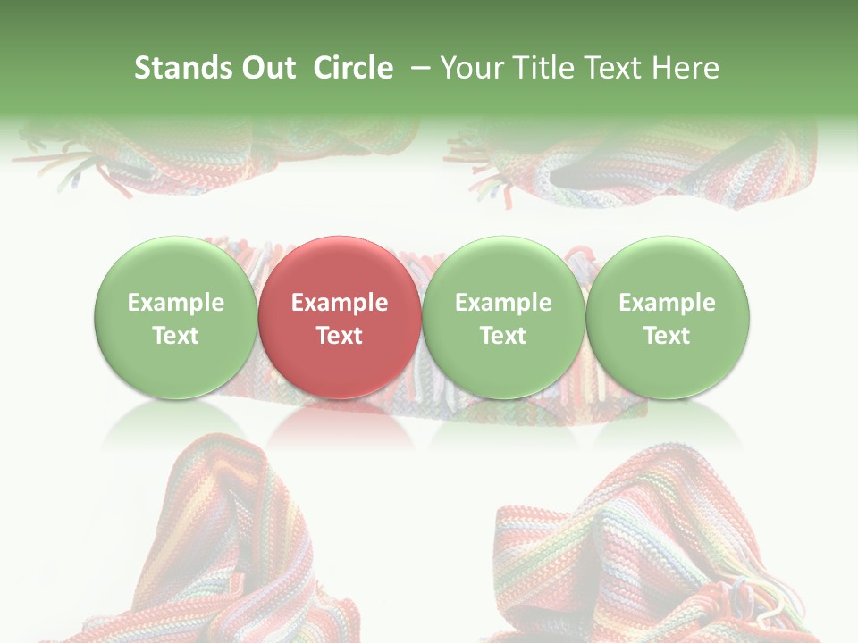 Background Softness Woven PowerPoint Template