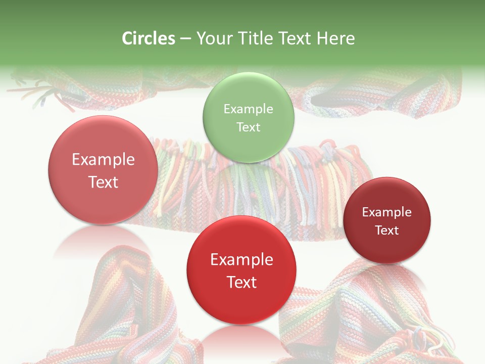 Background Softness Woven PowerPoint Template