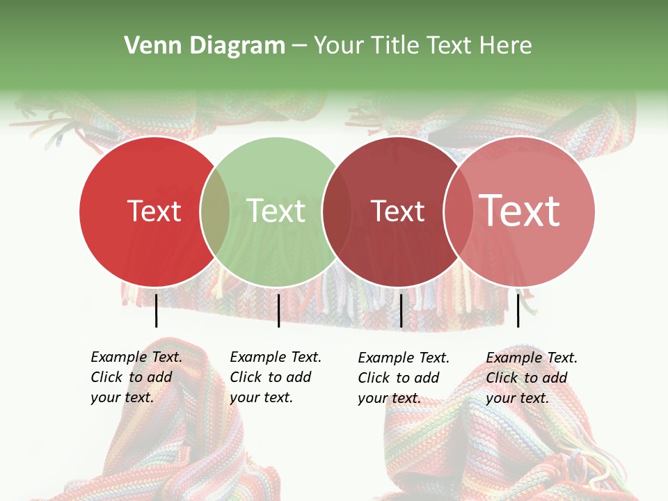 Background Softness Woven PowerPoint Template