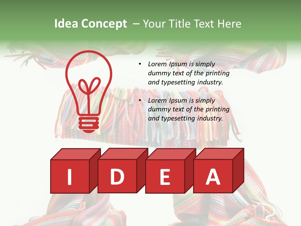 Background Softness Woven PowerPoint Template