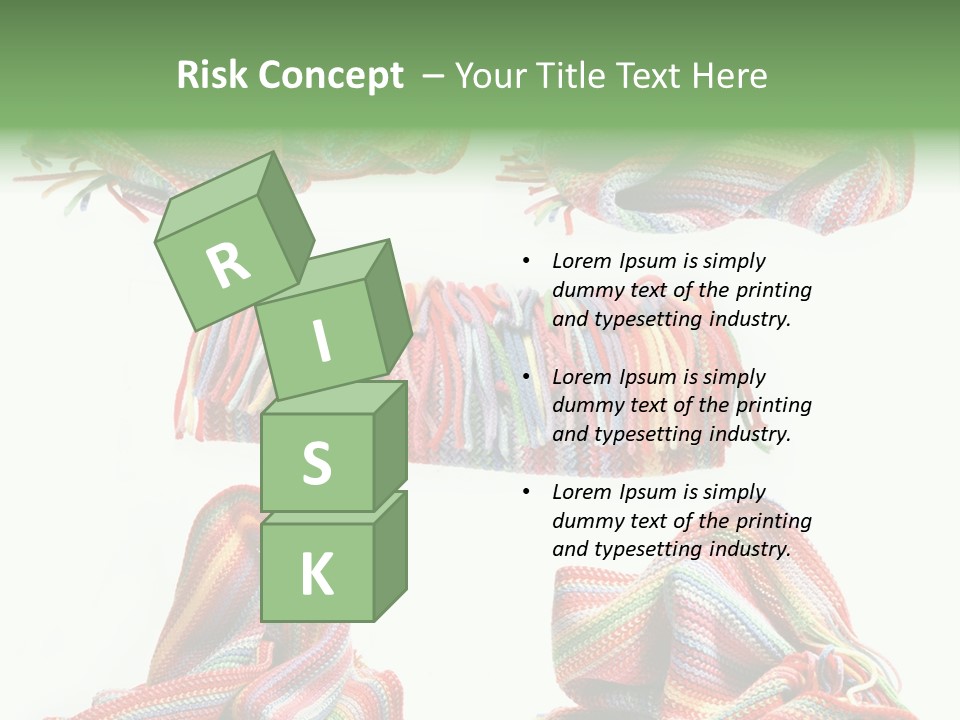 Background Softness Woven PowerPoint Template