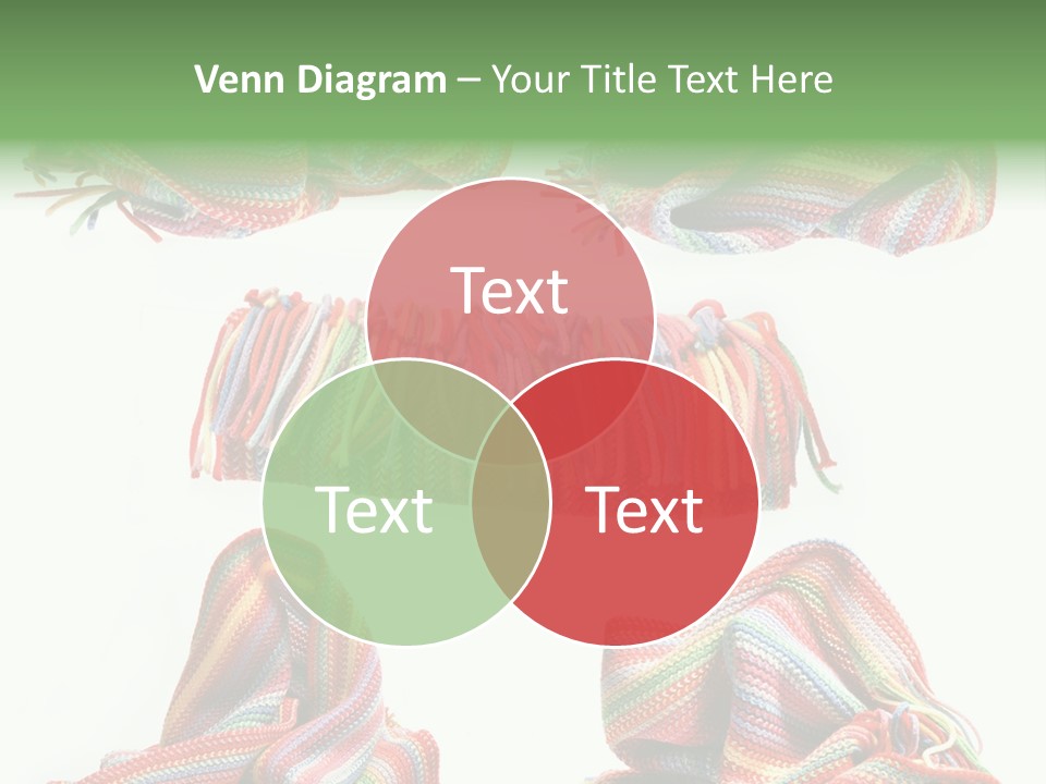 Background Softness Woven PowerPoint Template