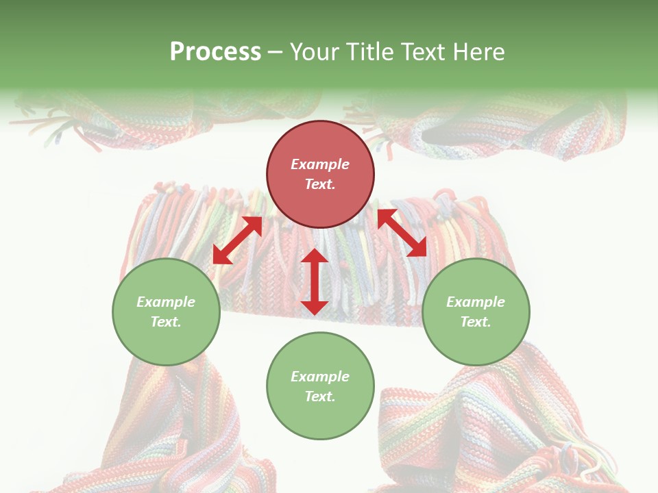 Background Softness Woven PowerPoint Template