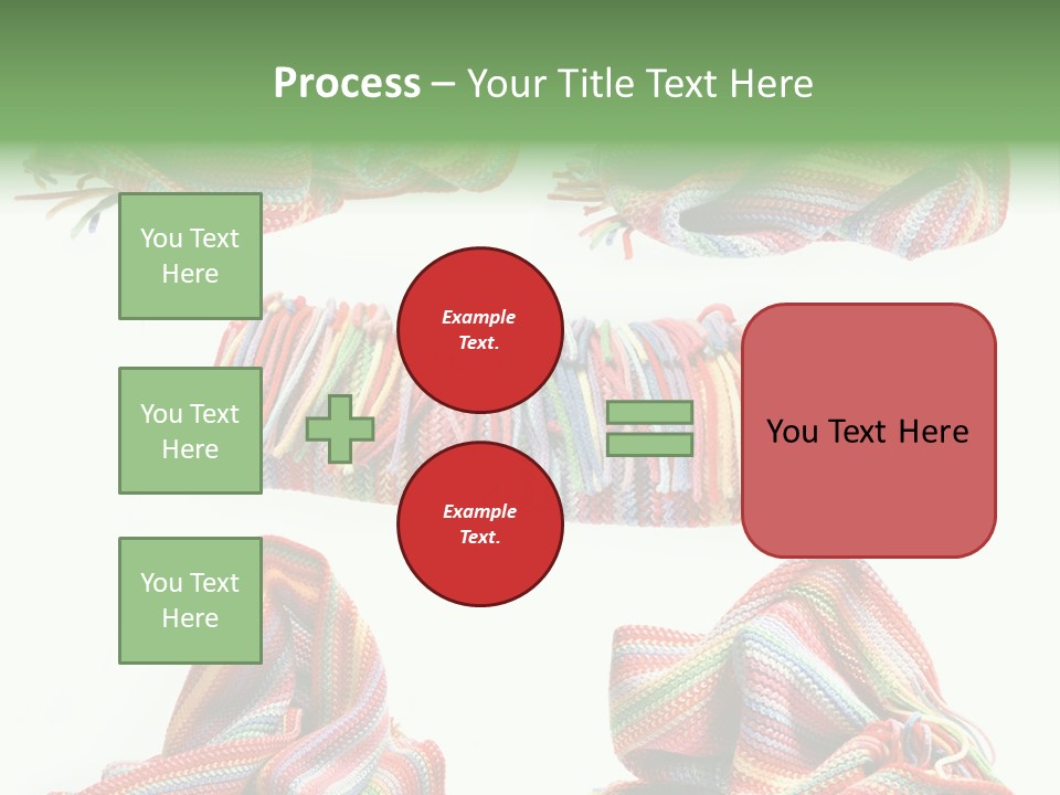 Background Softness Woven PowerPoint Template