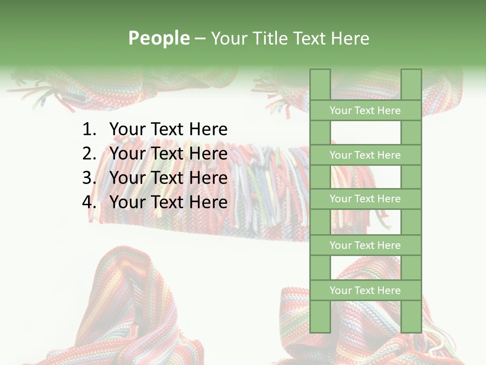 Background Softness Woven PowerPoint Template