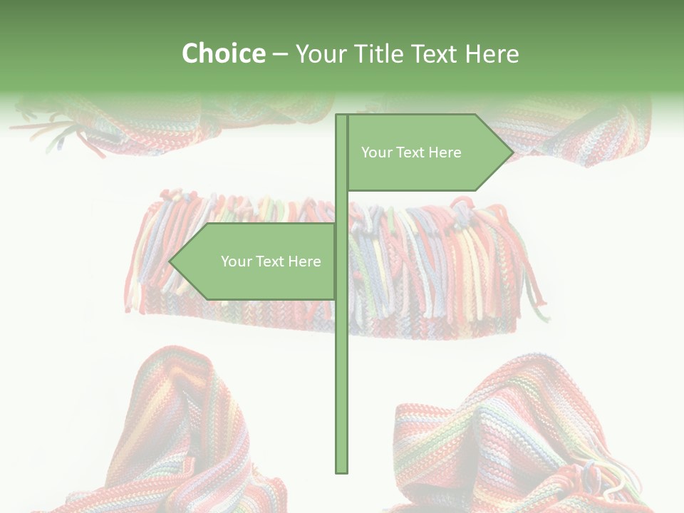 Background Softness Woven PowerPoint Template