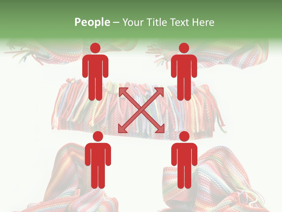Background Softness Woven PowerPoint Template