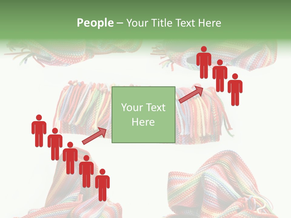 Background Softness Woven PowerPoint Template