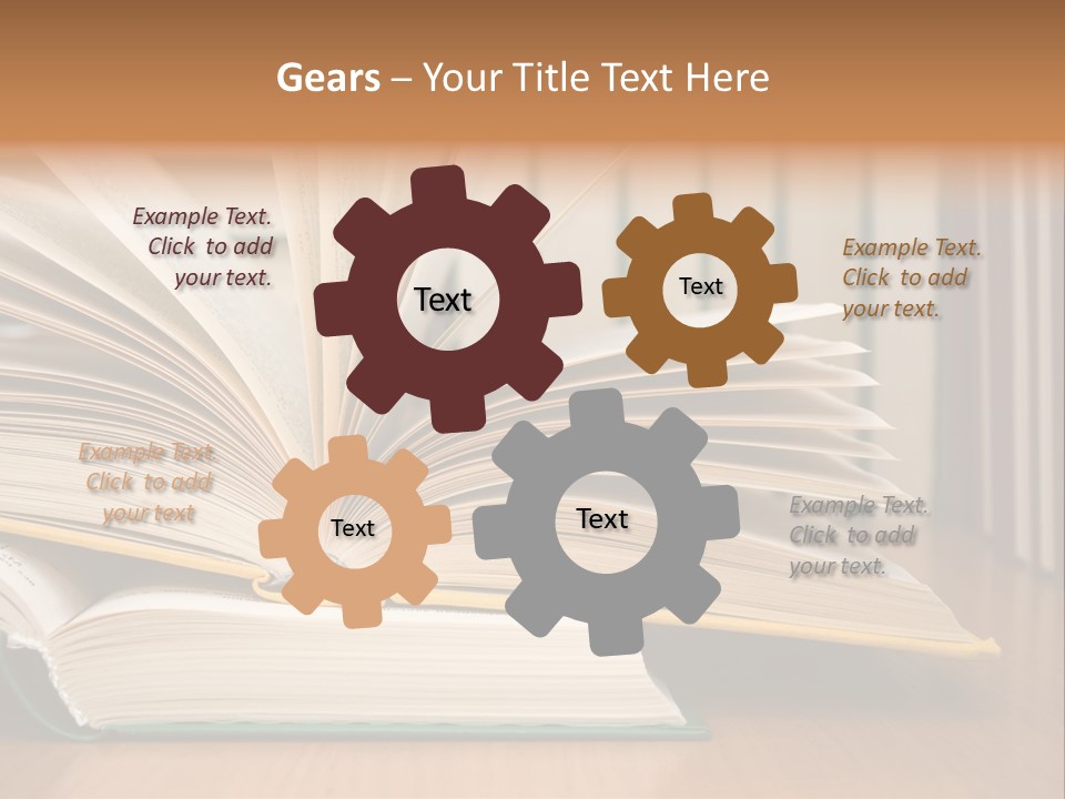 Author Big Reading PowerPoint Template