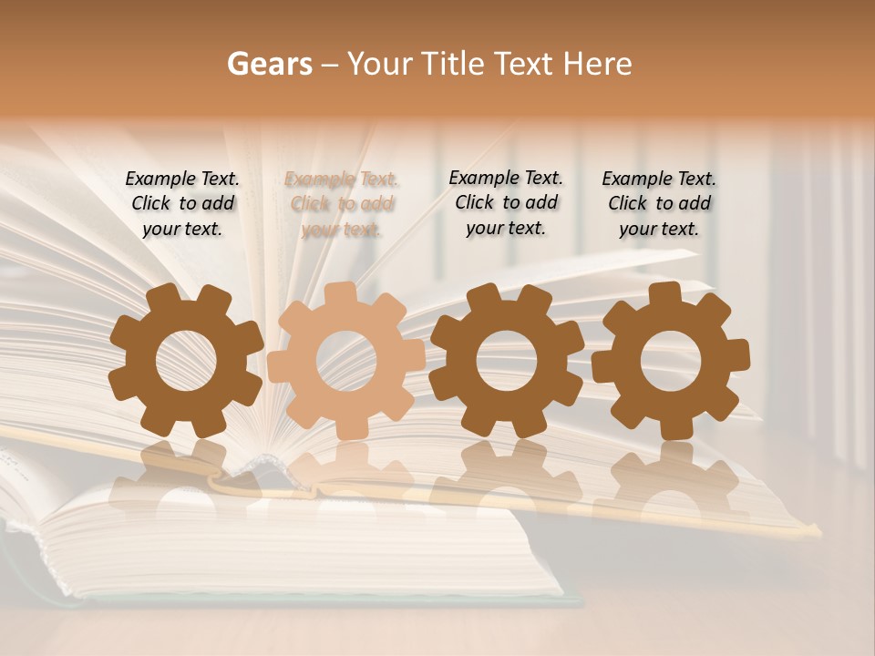 Author Big Reading PowerPoint Template