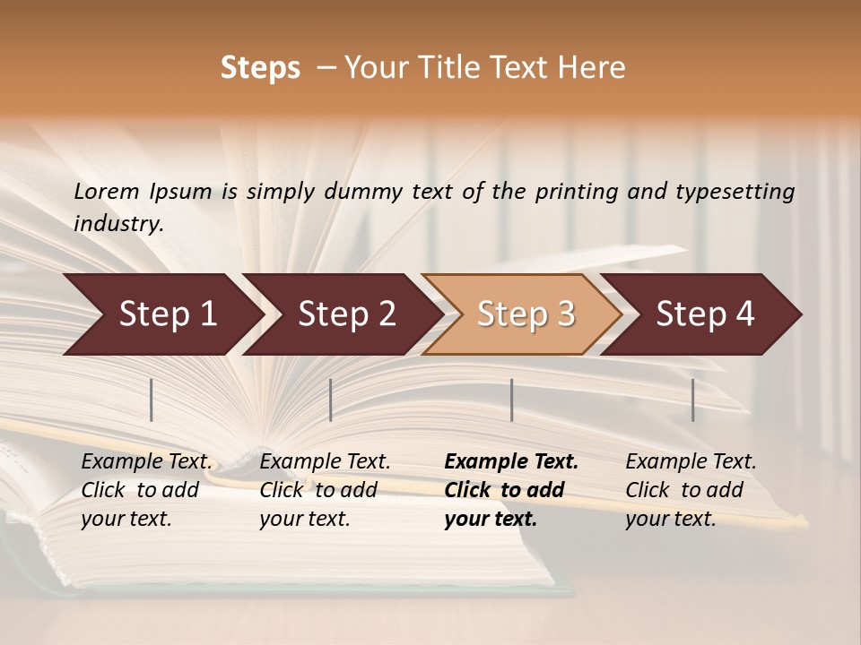 Author Big Reading PowerPoint Template