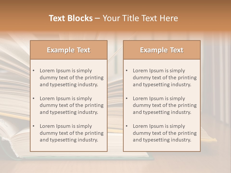 Author Big Reading PowerPoint Template