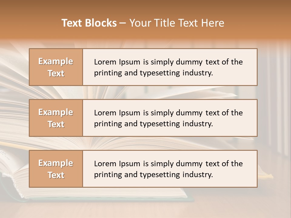 Author Big Reading PowerPoint Template