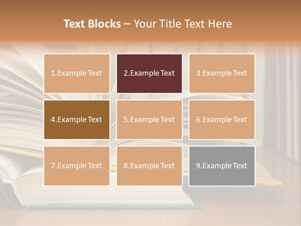 Author Big Reading PowerPoint Template