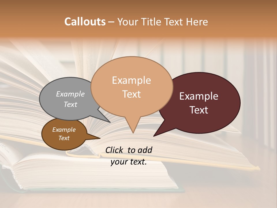 Author Big Reading PowerPoint Template