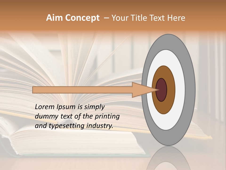 Author Big Reading PowerPoint Template