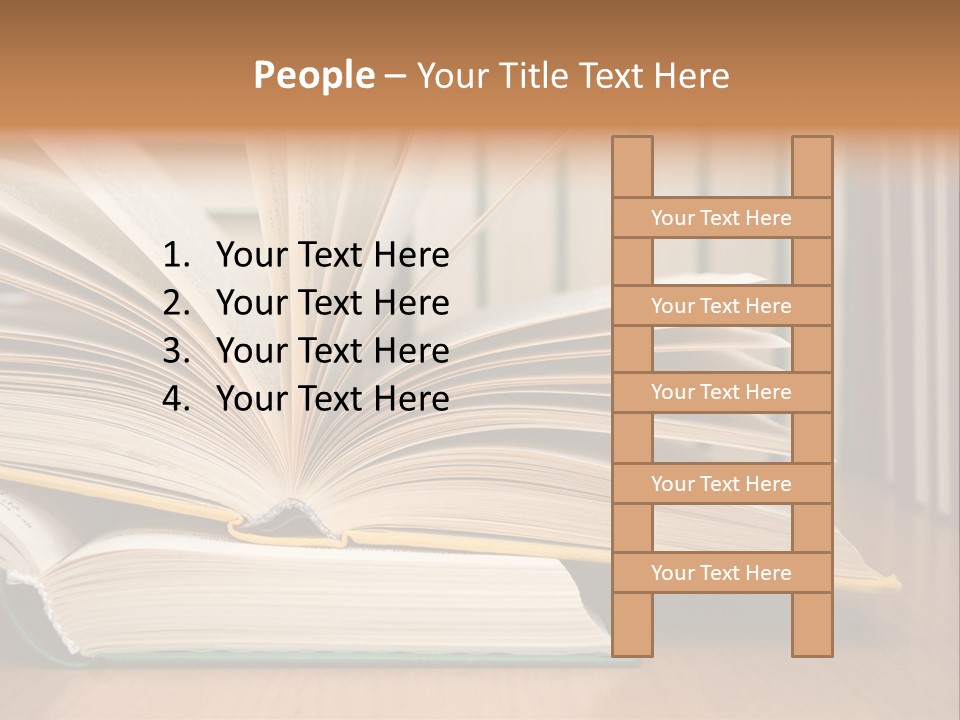 Author Big Reading PowerPoint Template