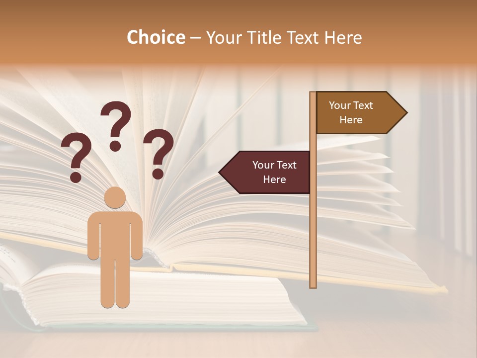 Author Big Reading PowerPoint Template