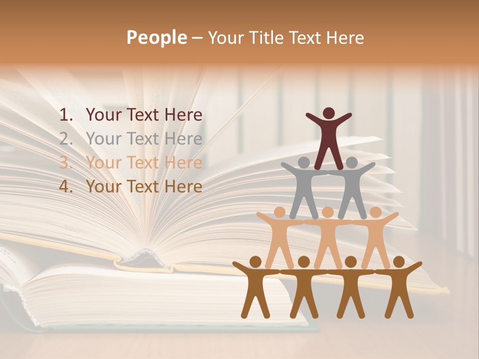 Author Big Reading PowerPoint Template